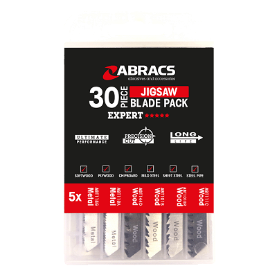 30pc Jigsaw Blade Mixed Pack