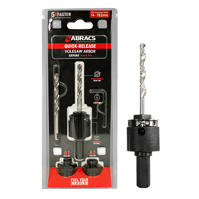 Quick-Release Holesaw Arbor