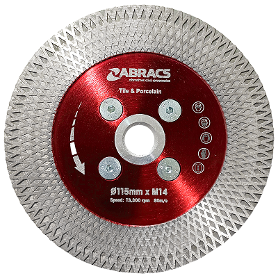 Tile & Porcelain Cut & Grind Blade